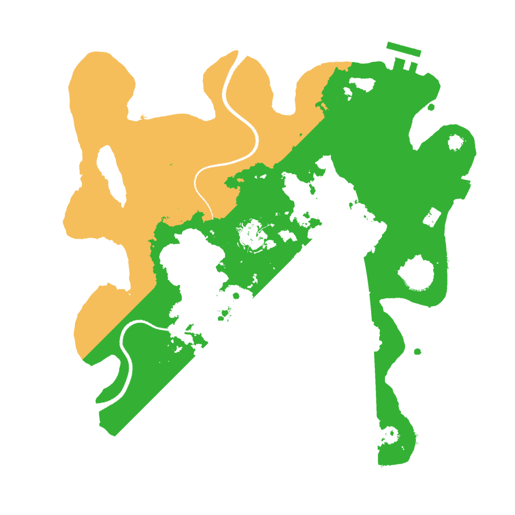 Biome Rust Map: Procedural Map, Size: 3000, Seed: 293789365