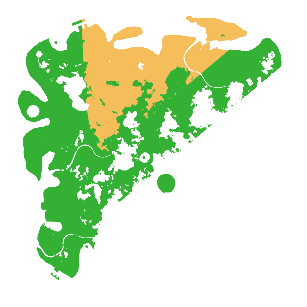Biome Rust Map: Procedural Map, Size: 4500, Seed: 1148297537