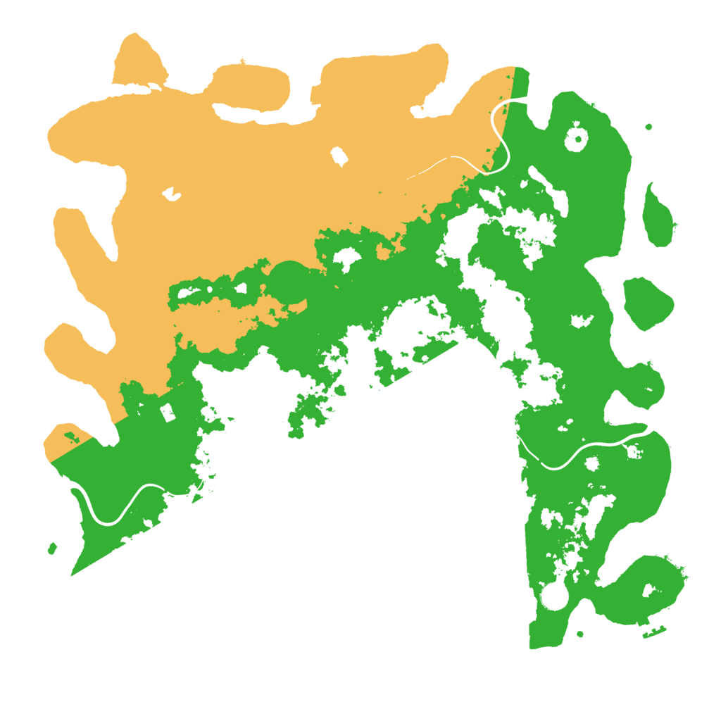 Biome Rust Map: Procedural Map, Size: 4500, Seed: 7473644