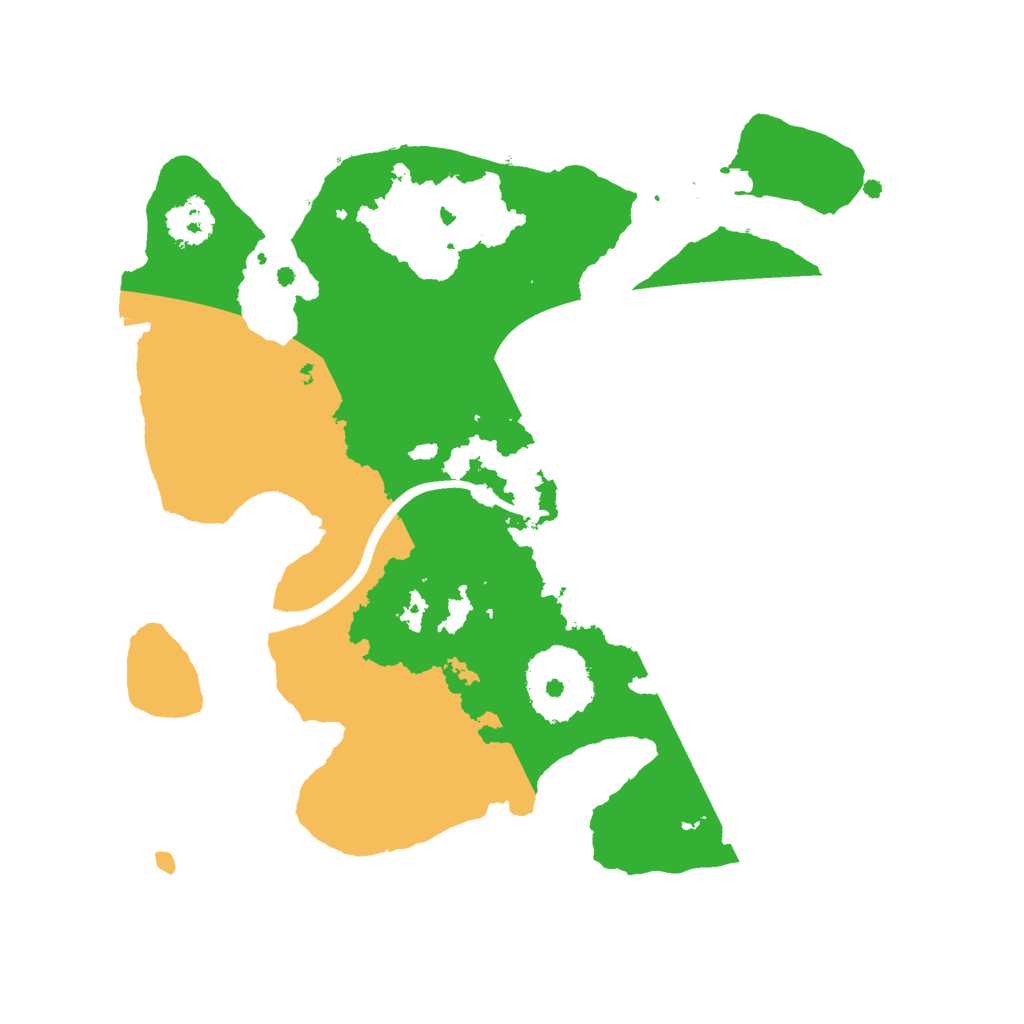 Biome Rust Map: Procedural Map, Size: 2200, Seed: 1235