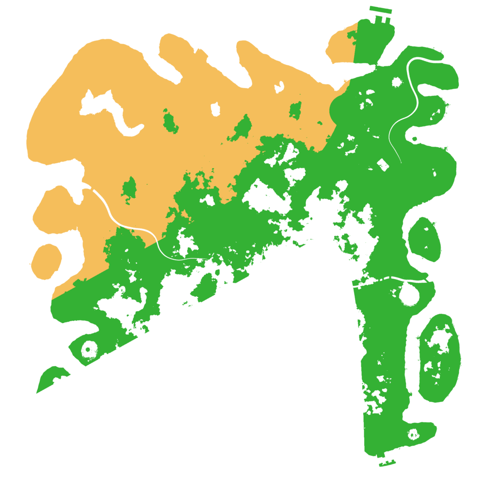 Biome Rust Map: Procedural Map, Size: 4500, Seed: 1652461085