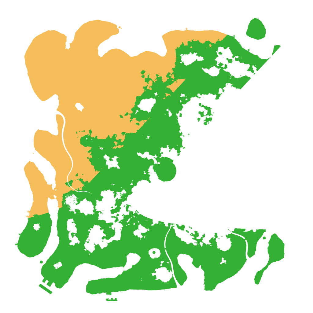 Biome Rust Map: Procedural Map, Size: 4250, Seed: 53768