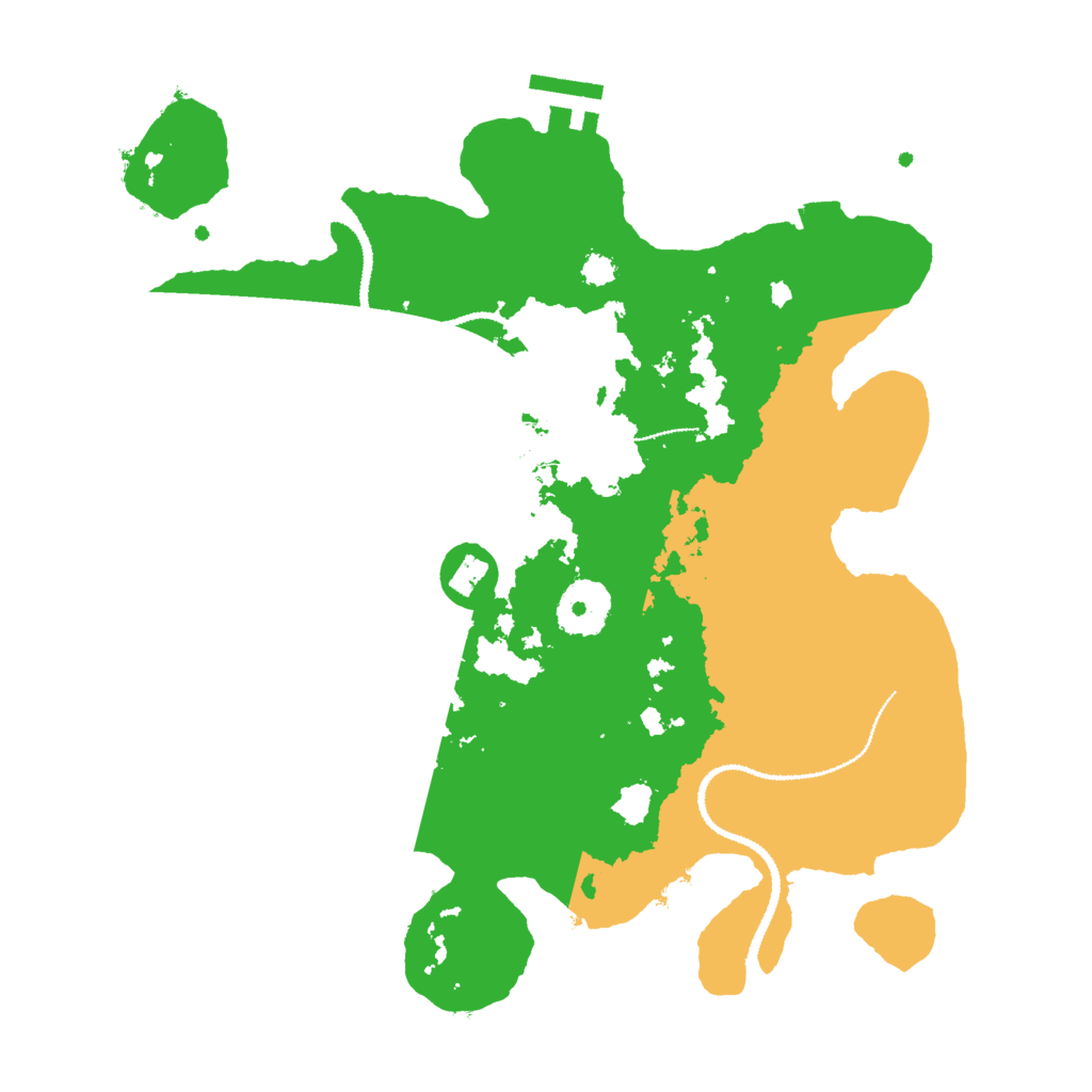 Biome Rust Map: Procedural Map, Size: 3000, Seed: 646073016
