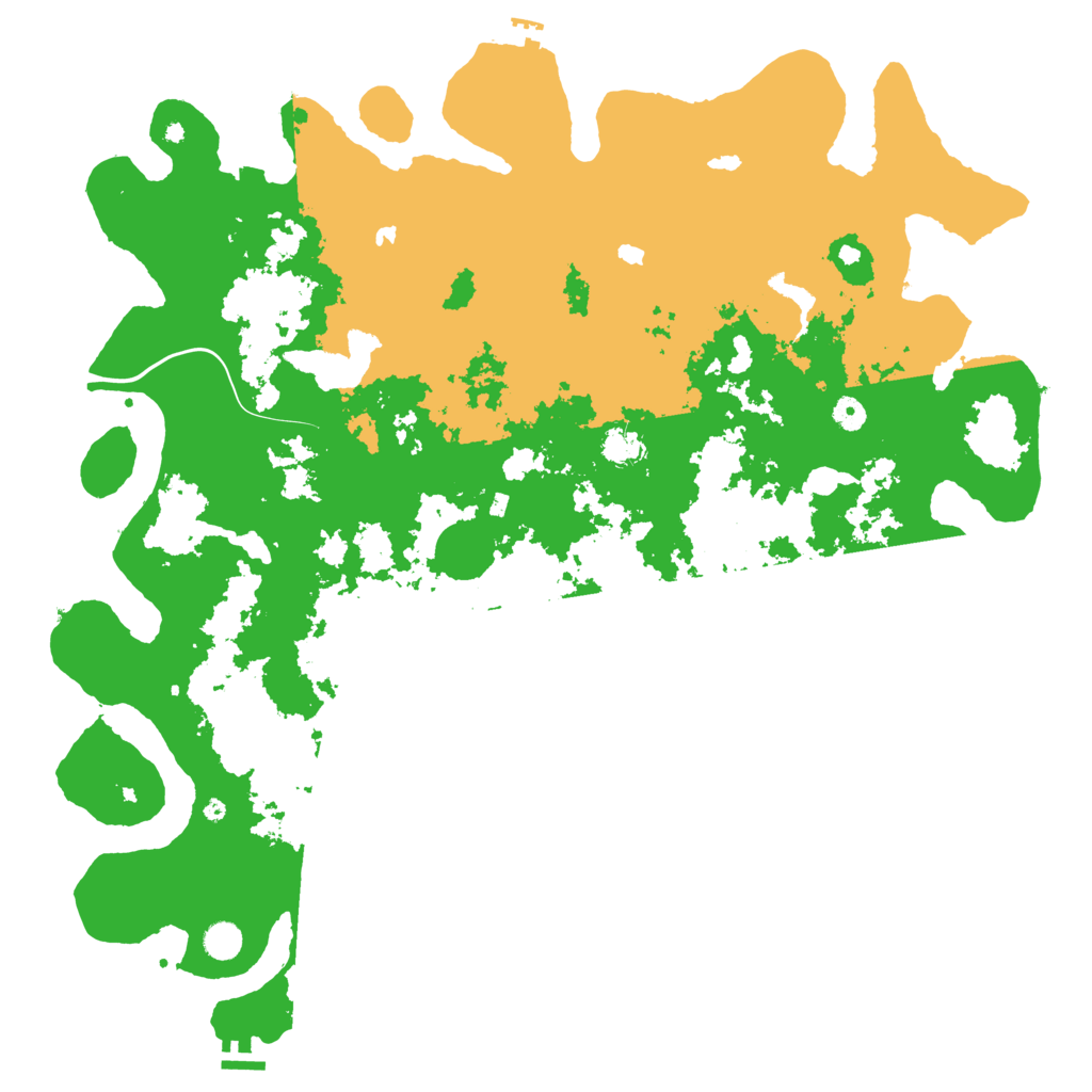 Biome Rust Map: Procedural Map, Size: 5000, Seed: 1398132822