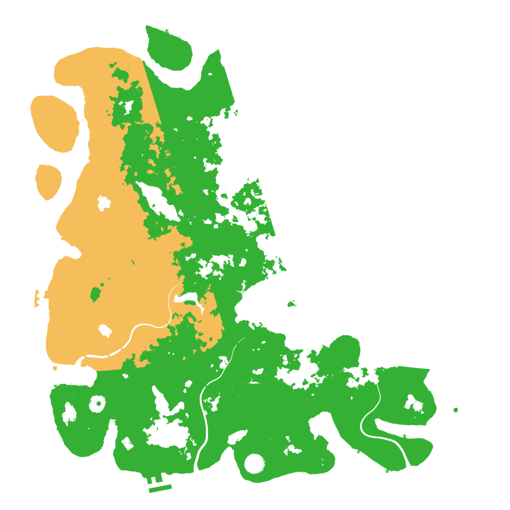 Biome Rust Map: Procedural Map, Size: 4500, Seed: 23551