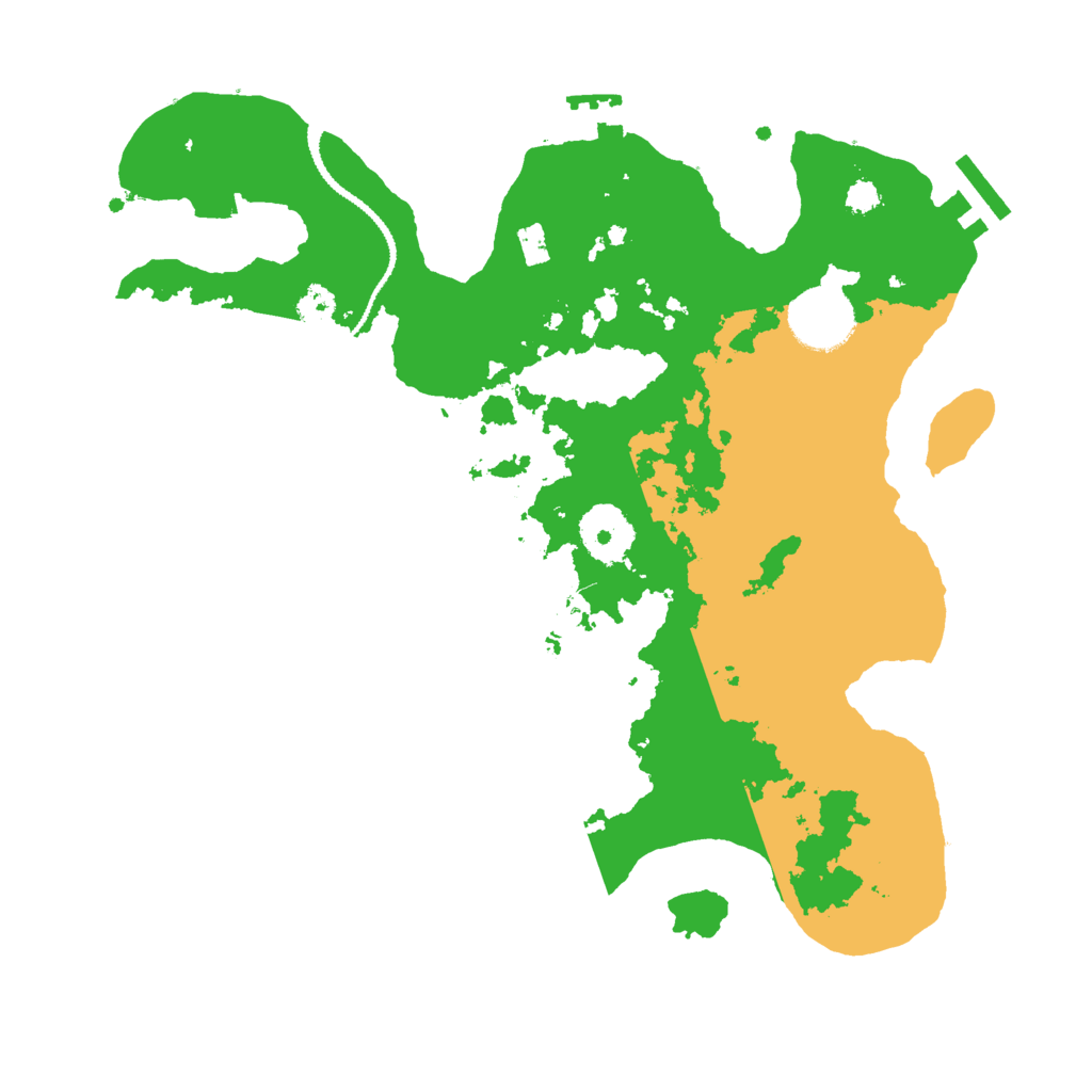 Biome Rust Map: Procedural Map, Size: 3000, Seed: 835284430