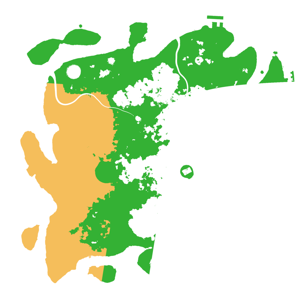 Biome Rust Map: Procedural Map, Size: 3800, Seed: 65736632