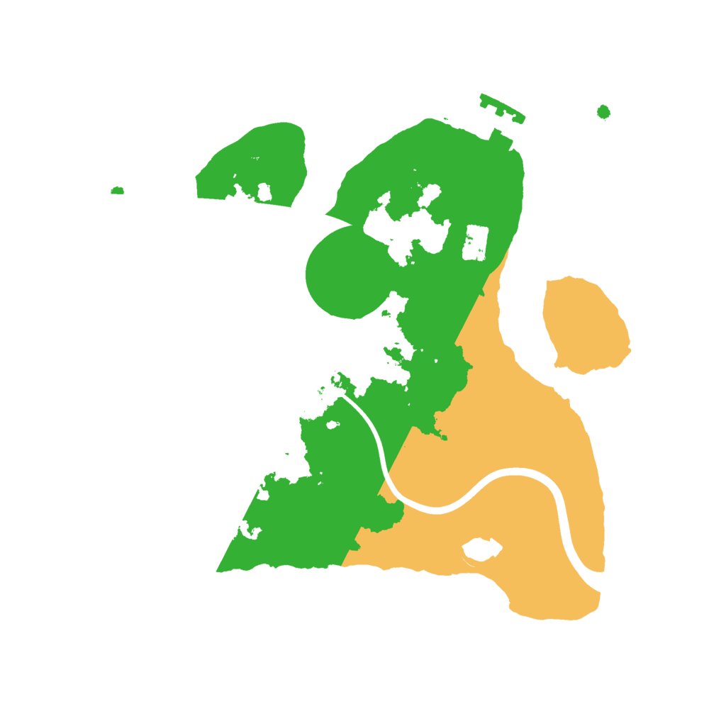 Biome Rust Map: Procedural Map, Size: 2200, Seed: 1664034543