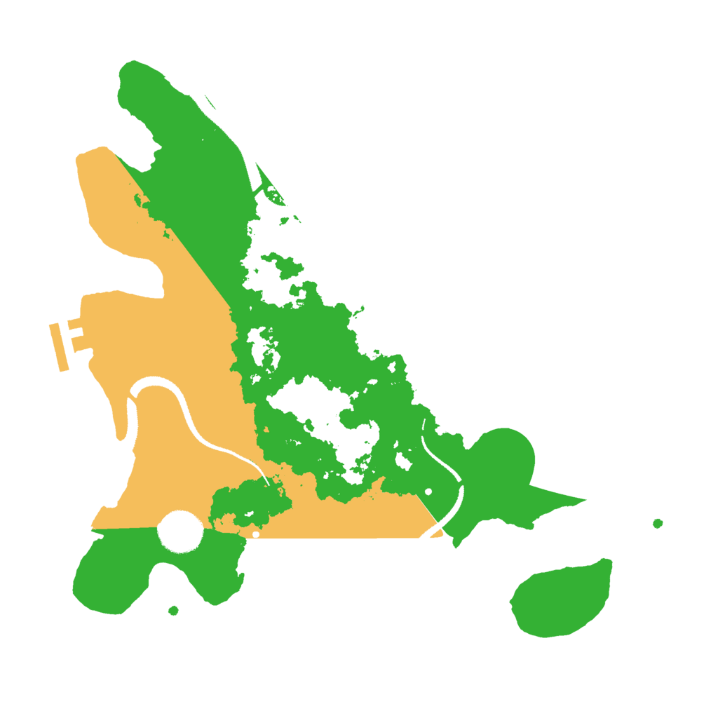 Biome Rust Map: Procedural Map, Size: 3000, Seed: 678910