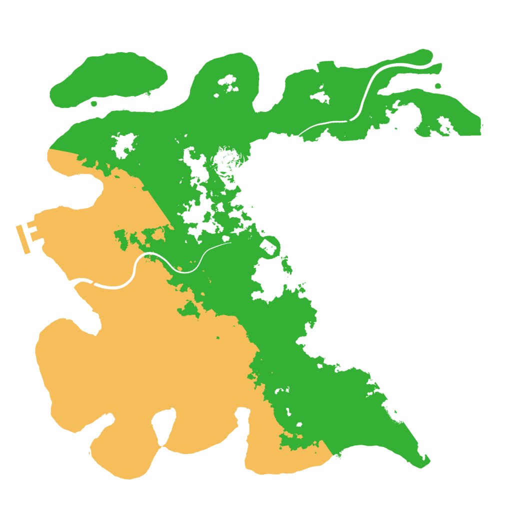Biome Rust Map: Procedural Map, Size: 3500, Seed: 1680070121