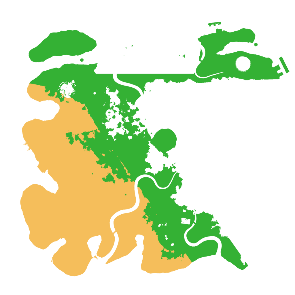 Biome Rust Map: Procedural Map, Size: 3500, Seed: 1680070121