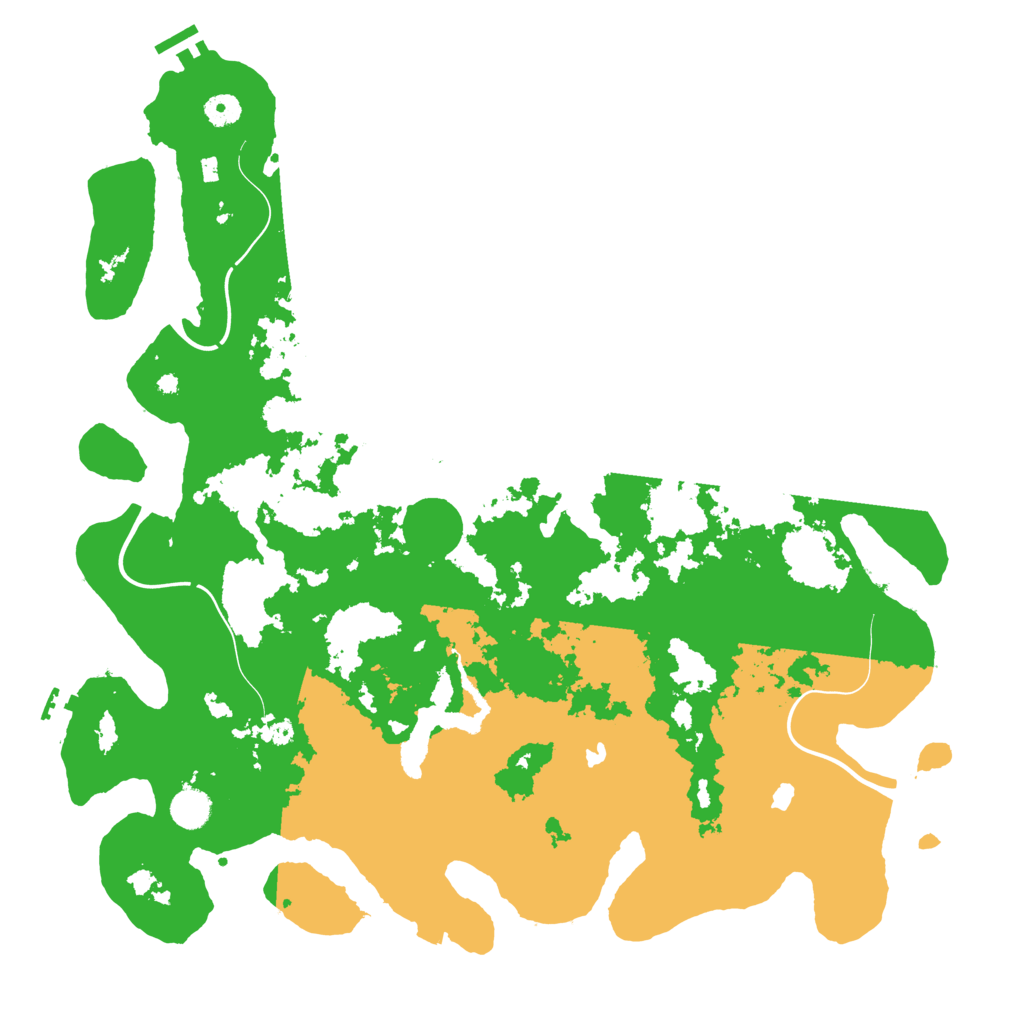 Biome Rust Map: Procedural Map, Size: 4500, Seed: 1287800823