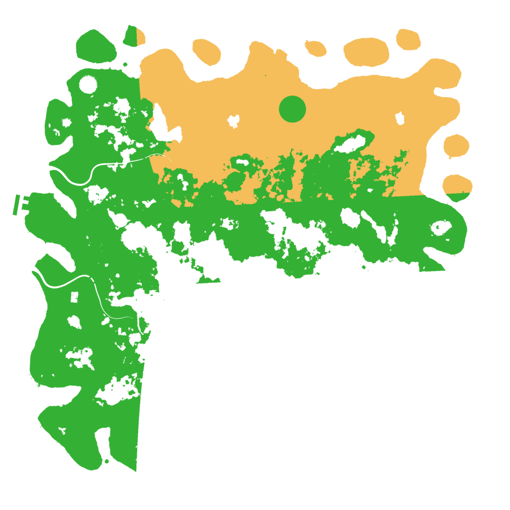 Biome Rust Map: Procedural Map, Size: 5000, Seed: 5345353