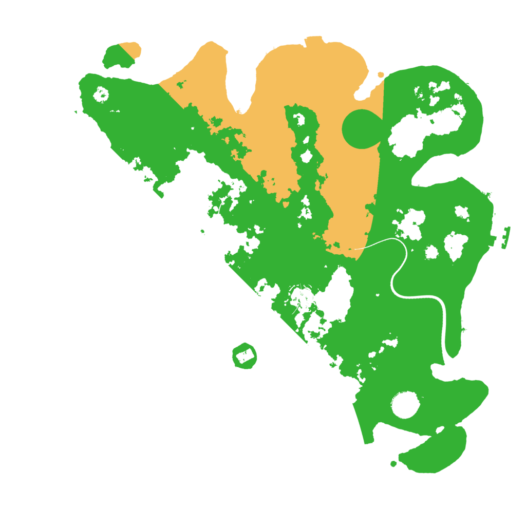 Biome Rust Map: Procedural Map, Size: 3500, Seed: 910604441
