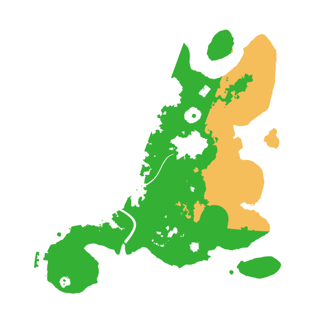 Biome Rust Map: Procedural Map, Size: 3000, Seed: 50005