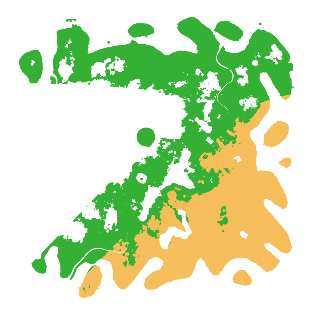 Biome Rust Map: Procedural Map, Size: 4500, Seed: 310297