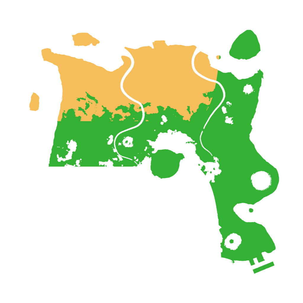 Biome Rust Map: Procedural Map, Size: 2800, Seed: 30000