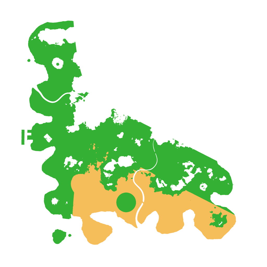 Biome Rust Map: Procedural Map, Size: 3600, Seed: 438093074