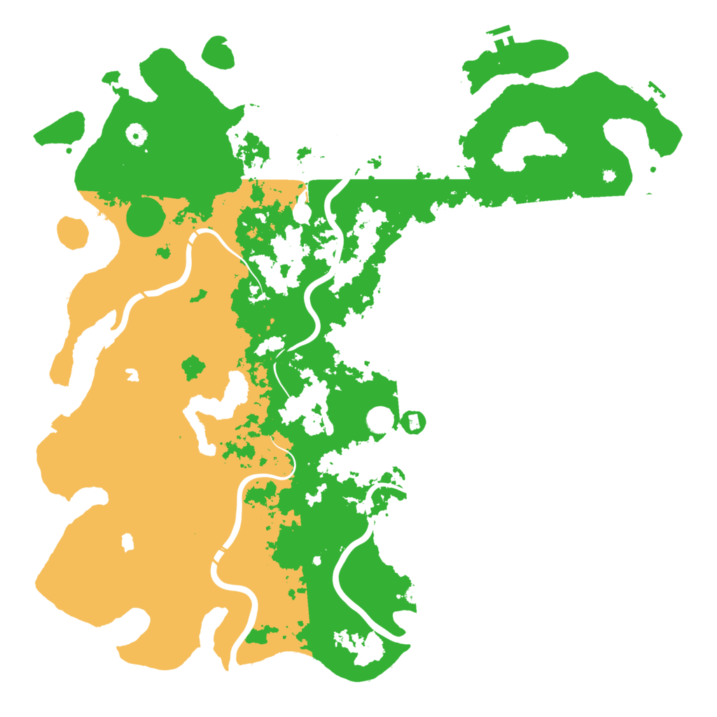 Biome Rust Map: Procedural Map, Size: 5000, Seed: 14973