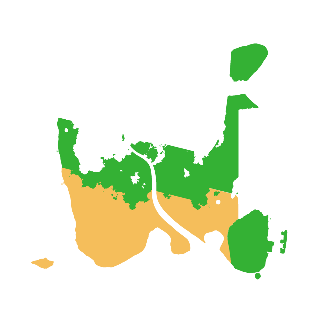 Biome Rust Map: Procedural Map, Size: 2068, Seed: 1937050968