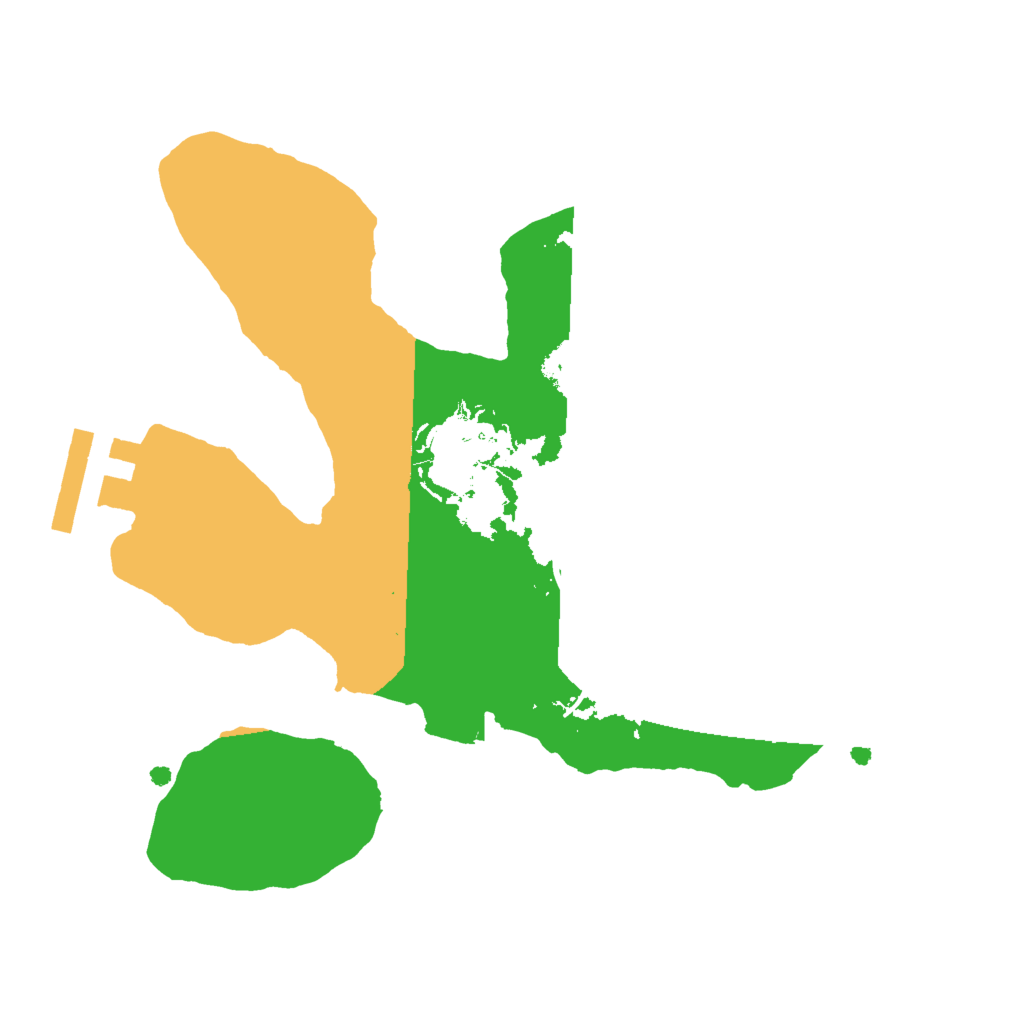 Biome Rust Map: Procedural Map, Size: 2000, Seed: 650709832