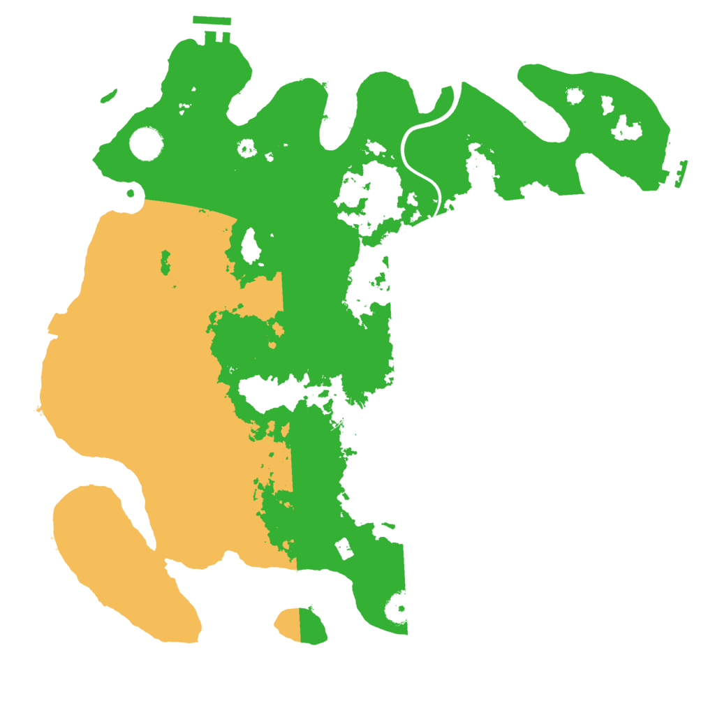 Biome Rust Map: Procedural Map, Size: 3800, Seed: 17516