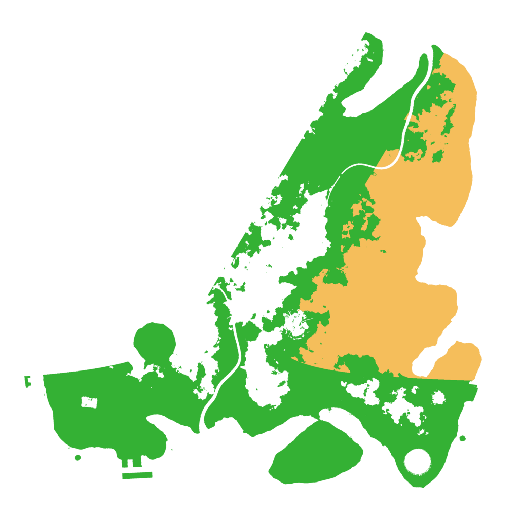 Biome Rust Map: Procedural Map, Size: 3500, Seed: 1684902