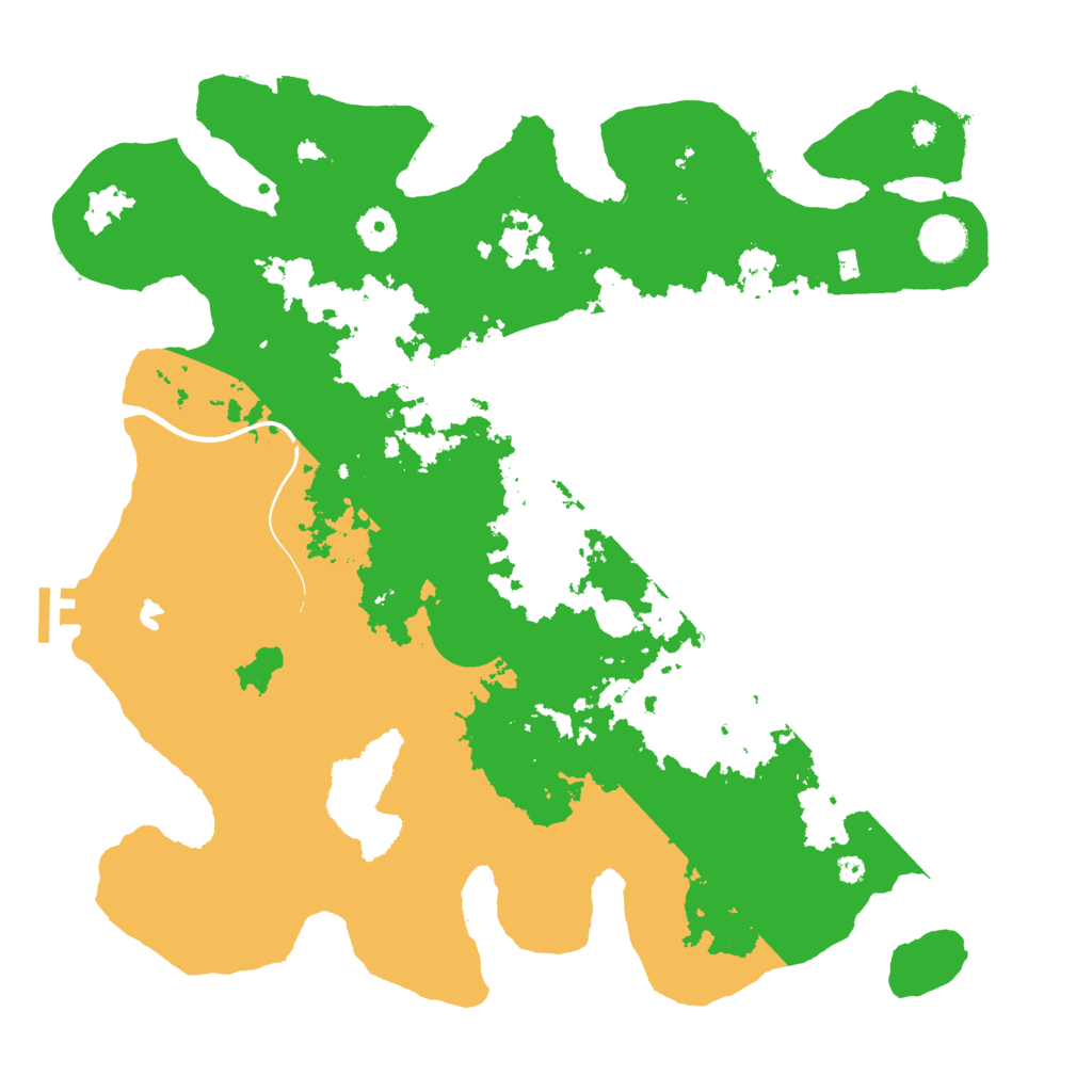 Biome Rust Map: Procedural Map, Size: 4000, Seed: 55677