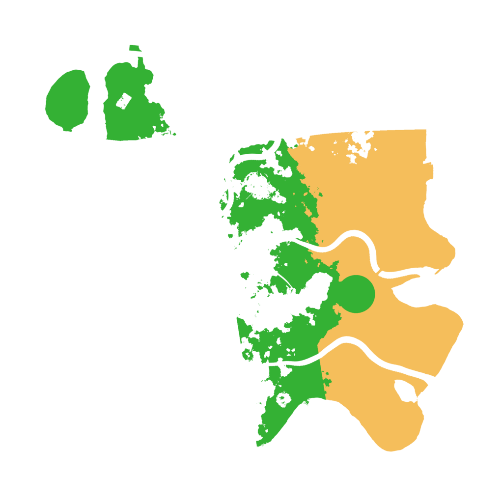 Biome Rust Map: Procedural Map, Size: 3500, Seed: 1822497