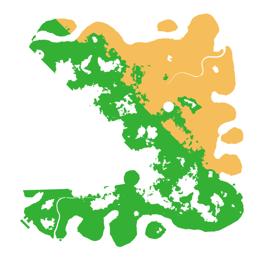 Biome Rust Map: Procedural Map, Size: 4500, Seed: 891267798