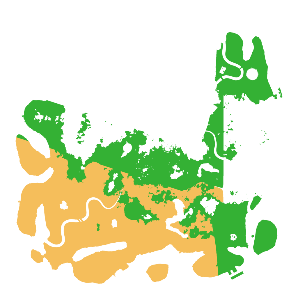 Biome Rust Map: Procedural Map, Size: 4500, Seed: 12634