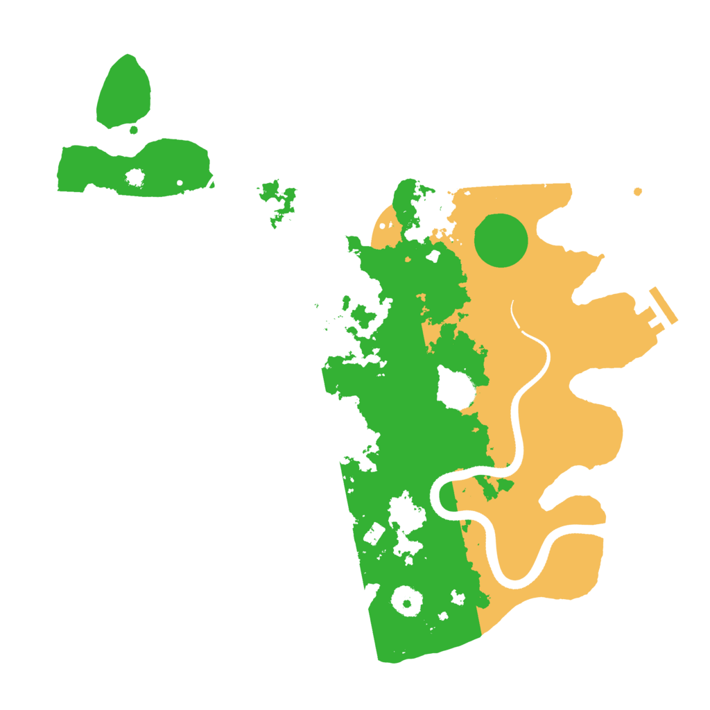 Biome Rust Map: Procedural Map, Size: 3500, Seed: 1473493552