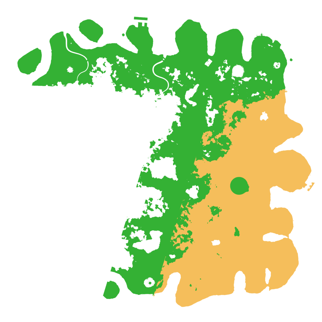 Biome Rust Map: Procedural Map, Size: 4800, Seed: 51506485