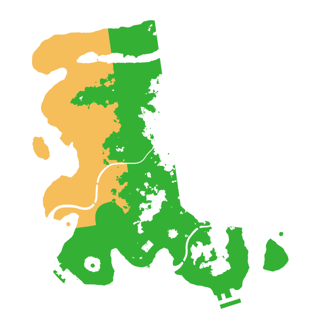 Biome Rust Map: Procedural Map, Size: 3000, Seed: 6392725