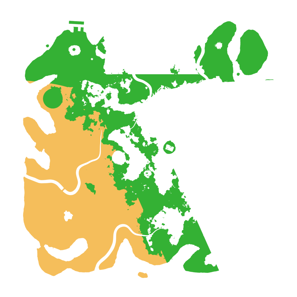Biome Rust Map: Procedural Map, Size: 4000, Seed: 304128471