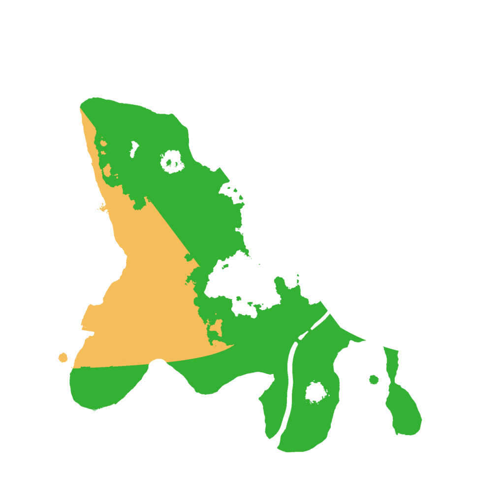 Biome Rust Map: Procedural Map, Size: 2200, Seed: 678910