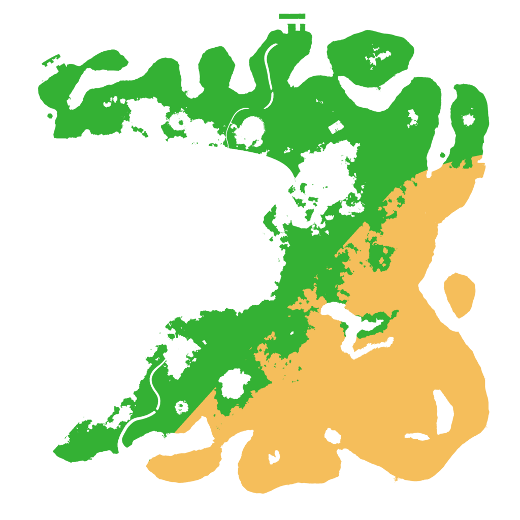 Biome Rust Map: Procedural Map, Size: 4000, Seed: 668480339