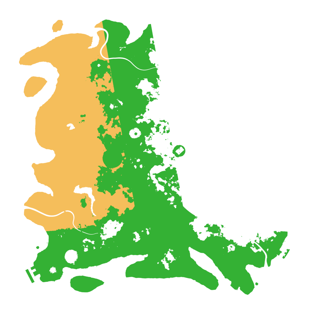 Biome Rust Map: Procedural Map, Size: 4400, Seed: 40273