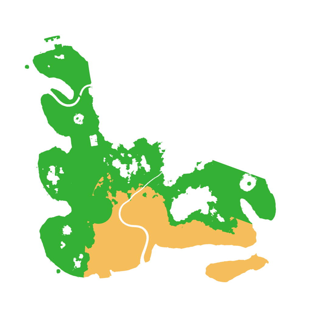 Biome Rust Map: Procedural Map, Size: 3000, Seed: 382730531