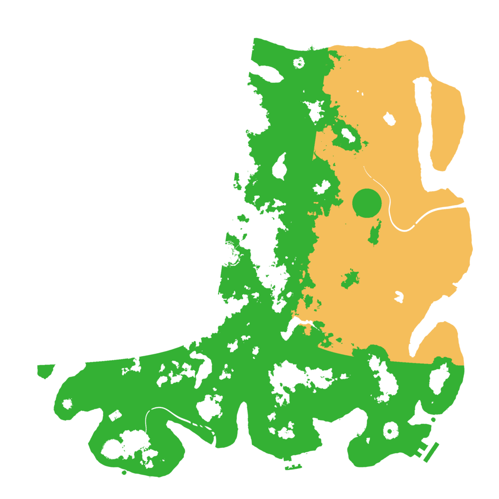 Biome Rust Map: Procedural Map, Size: 4500, Seed: 2108422270