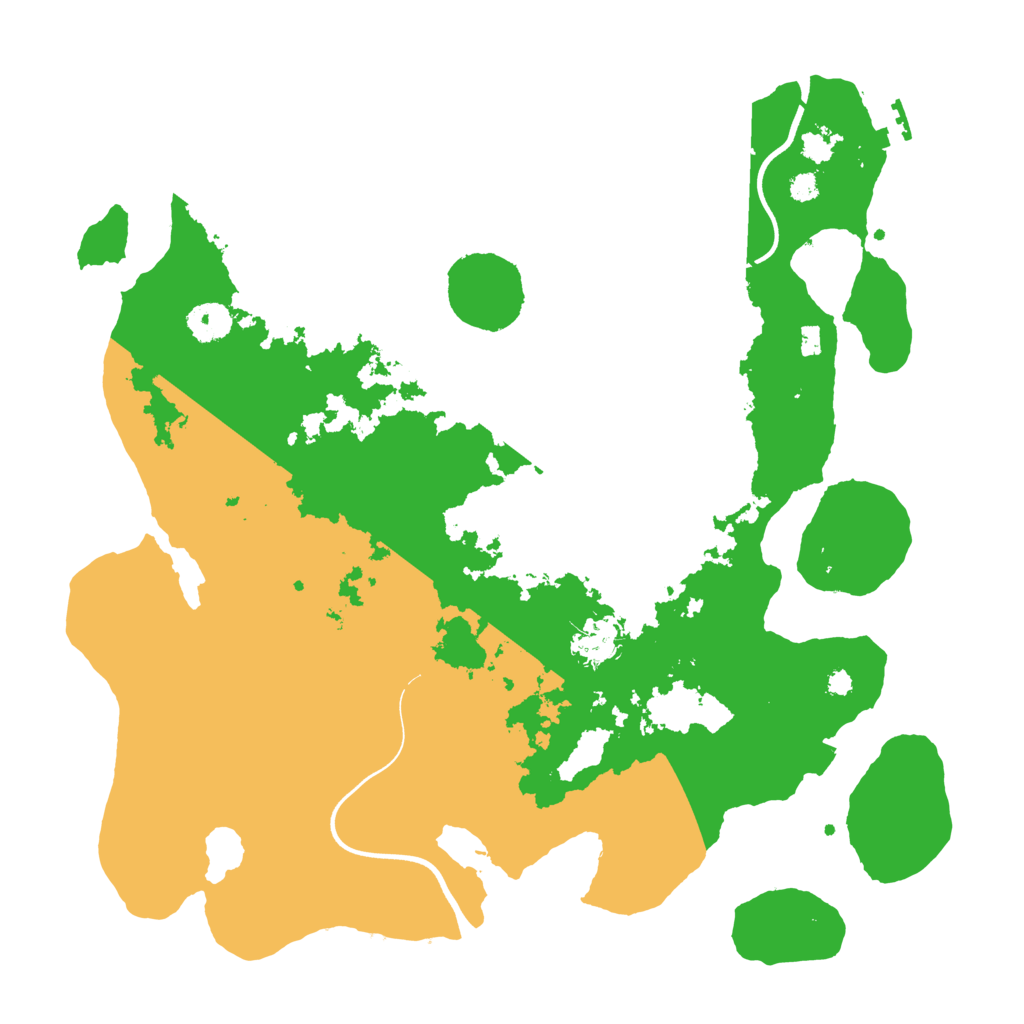 Biome Rust Map: Procedural Map, Size: 3700, Seed: 1840180437