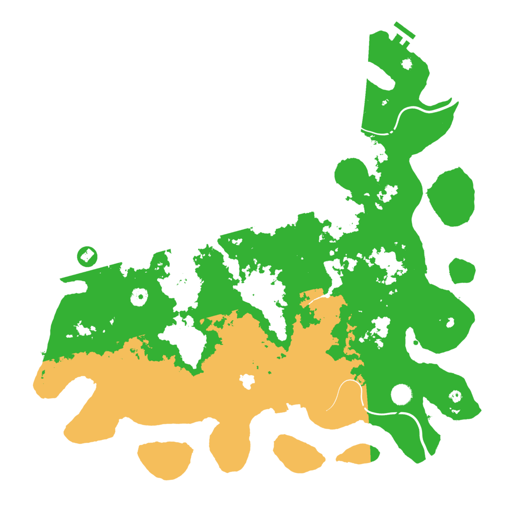 Biome Rust Map: Procedural Map, Size: 4250, Seed: 338995024