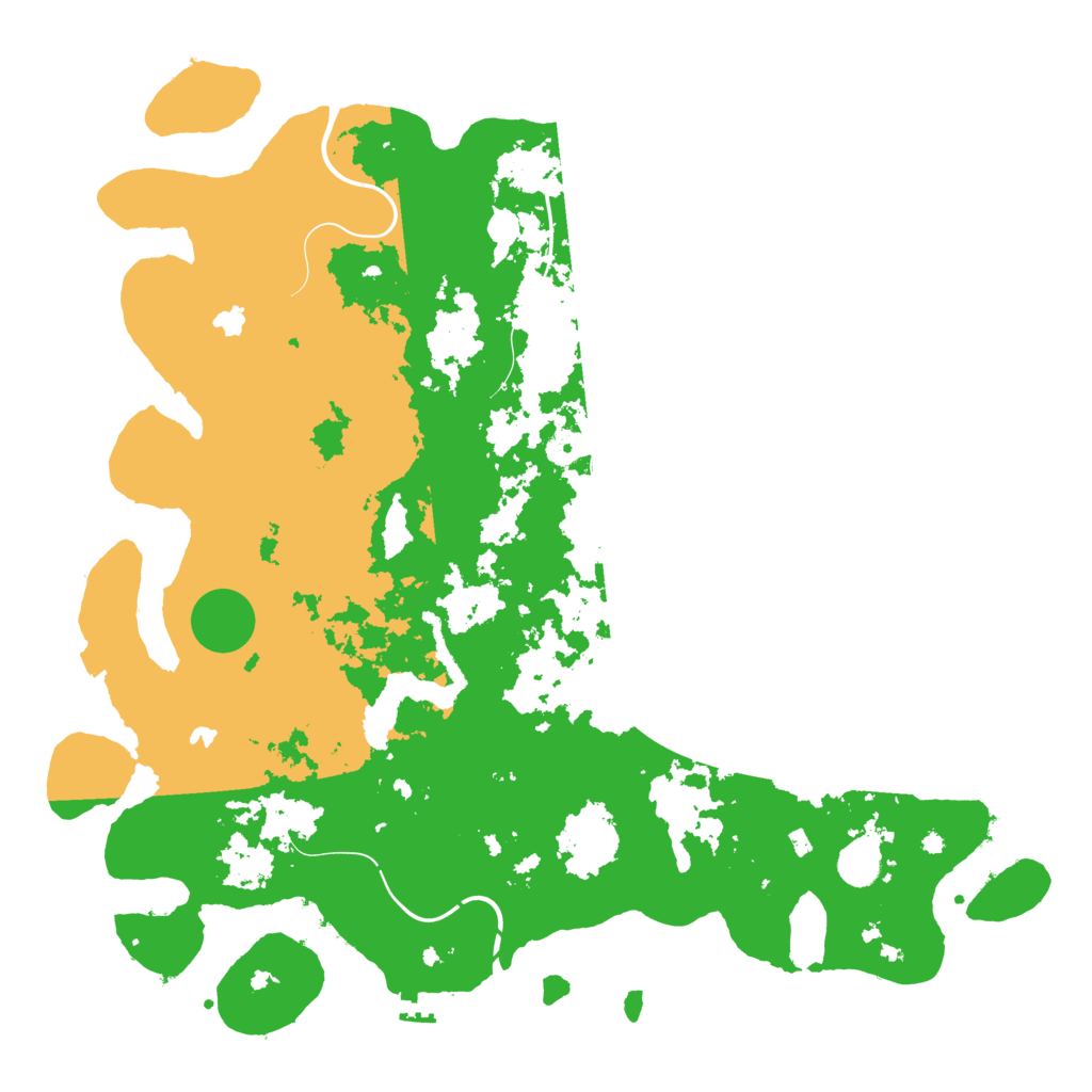 Biome Rust Map: Procedural Map, Size: 4500, Seed: 7473647