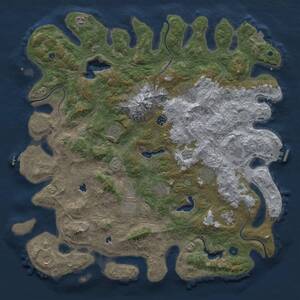 Thumbnail Rust Map: Procedural Map, Size: 5008, Seed: 1337, 17 Monuments