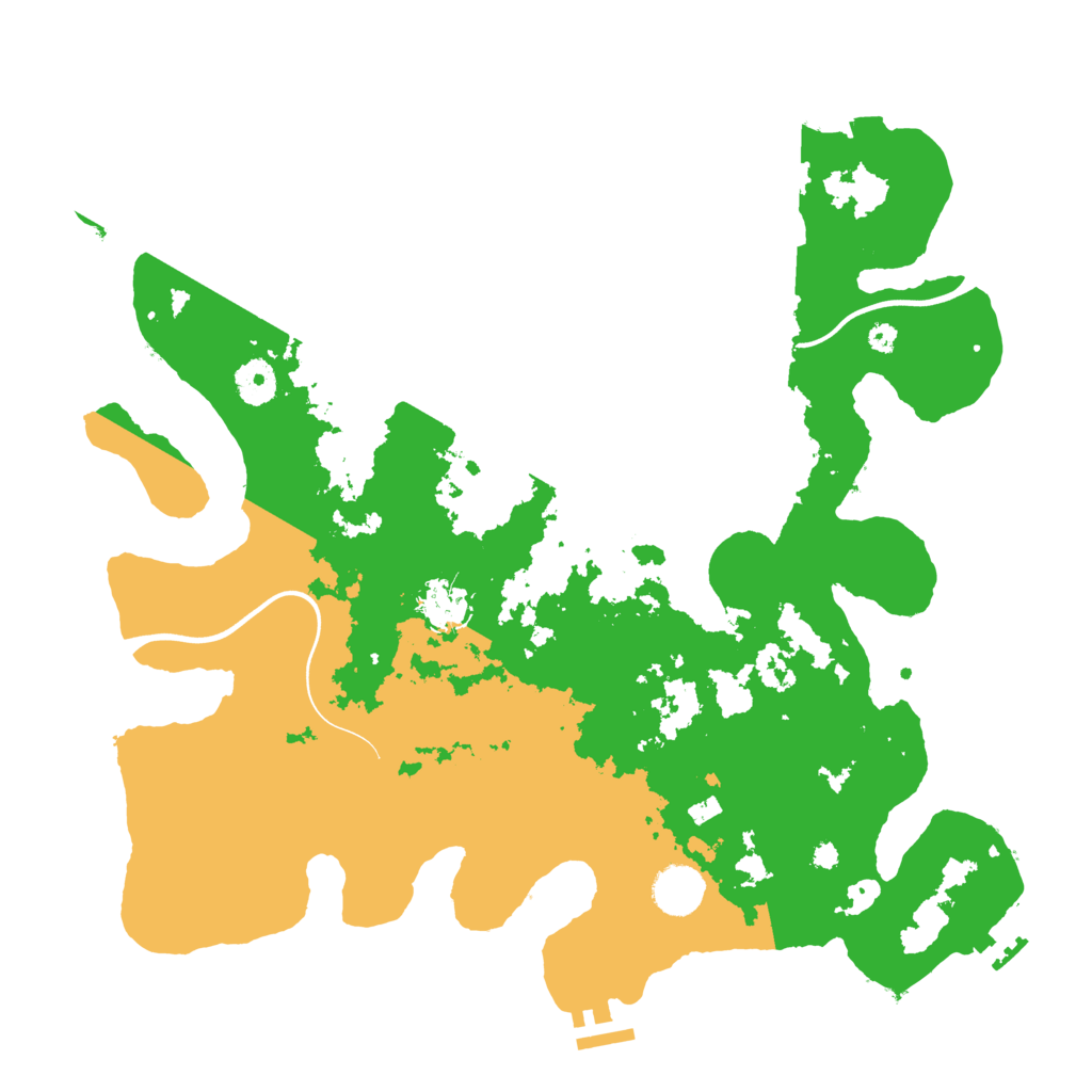 Biome Rust Map: Procedural Map, Size: 3800, Seed: 479210115