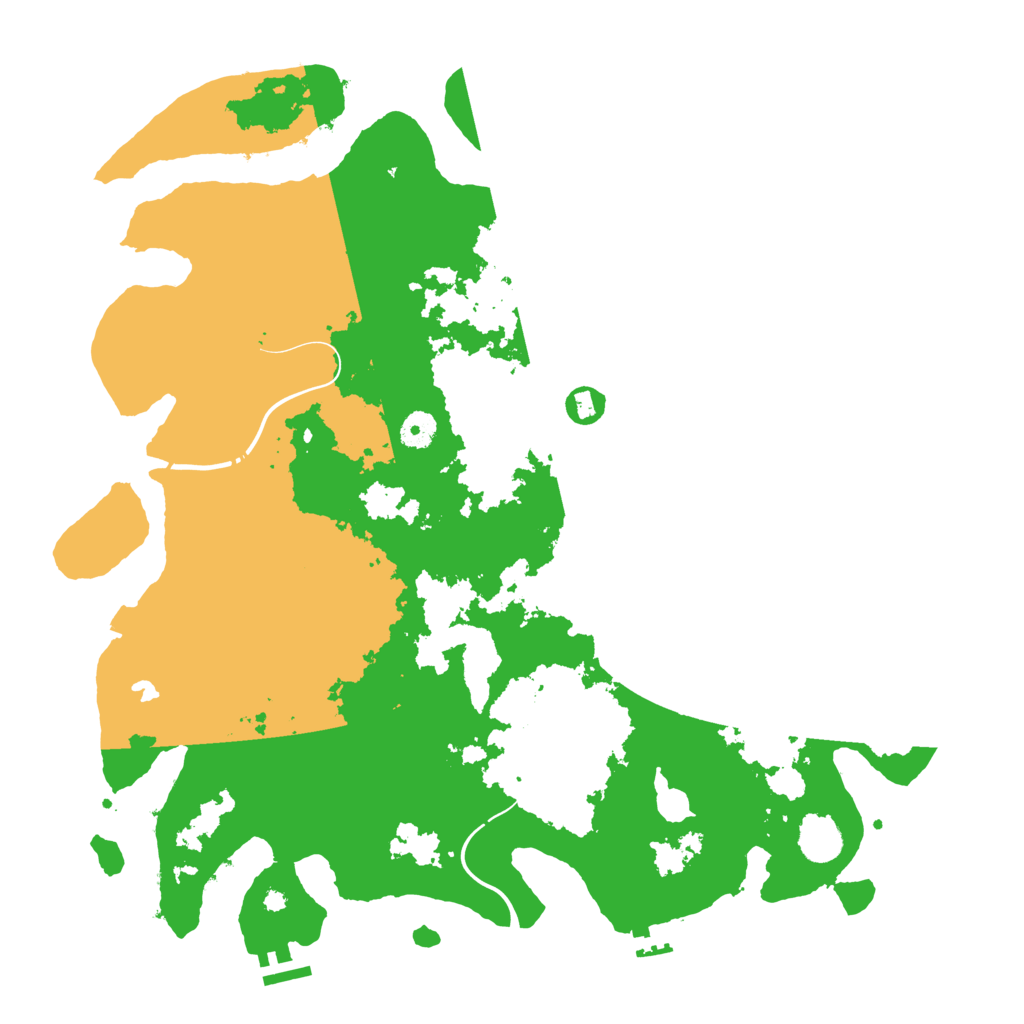 Biome Rust Map: Procedural Map, Size: 4250, Seed: 22766