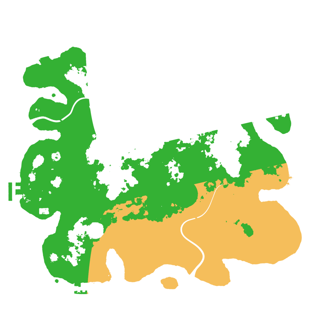 Biome Rust Map: Procedural Map, Size: 3500, Seed: 1937228413