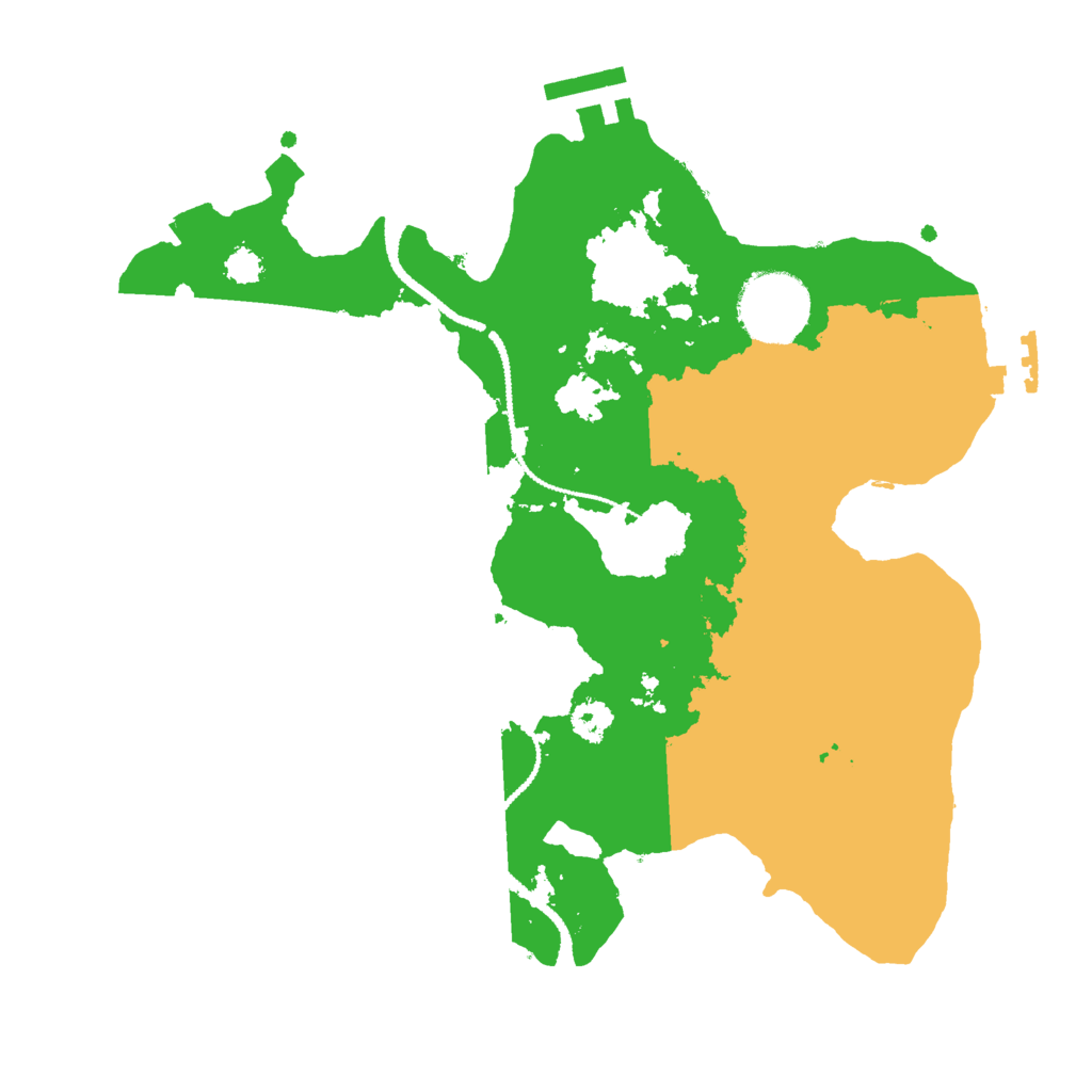 Biome Rust Map: Procedural Map, Size: 2700, Seed: 1868599106