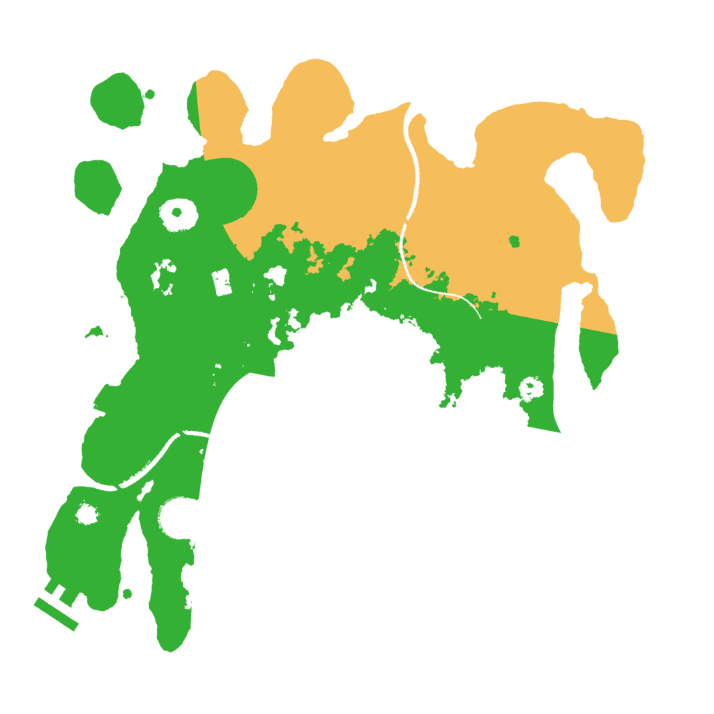 Biome Rust Map: Procedural Map, Size: 3000, Seed: 41391