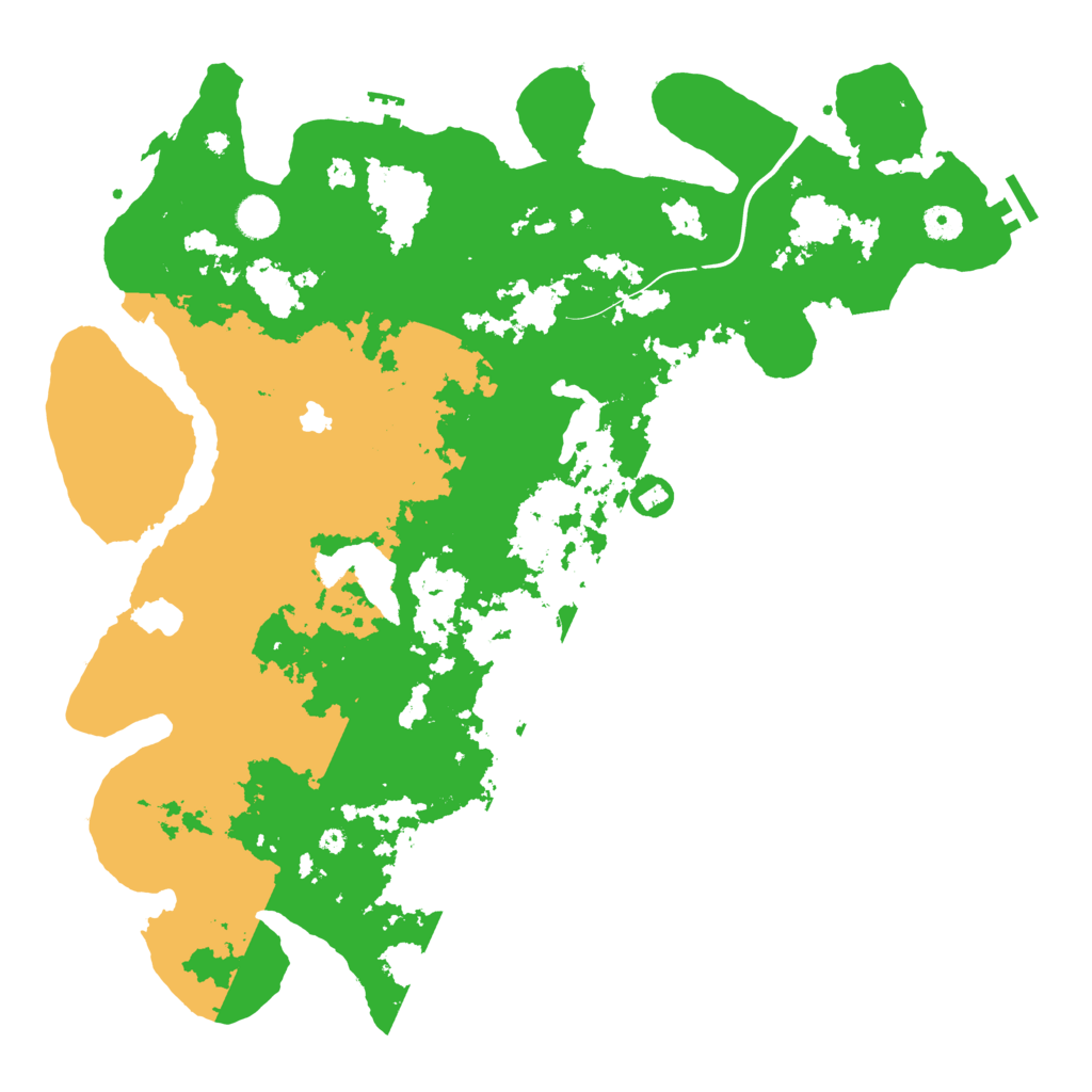 Biome Rust Map: Procedural Map, Size: 4400, Seed: 49792035